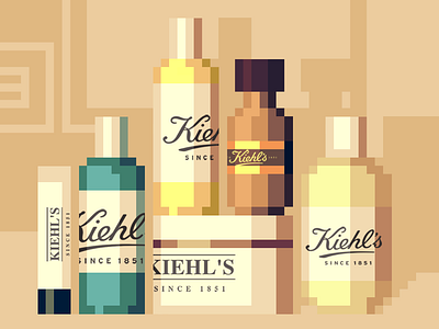 Pixel art for Kiehl's