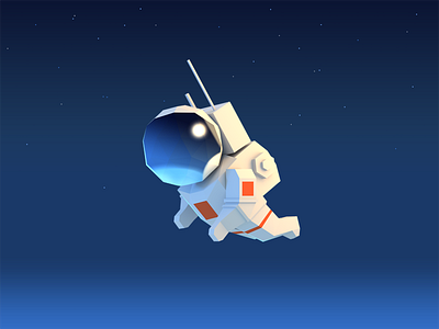 Astronaut astronaut character game gamedev low poly