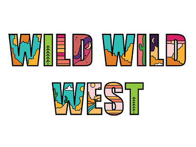 Out West design illustration vector