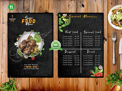 Food Menu banner flyer flyer designe food flyer food menu list menu card