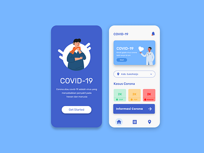 Covid - 19 App Design