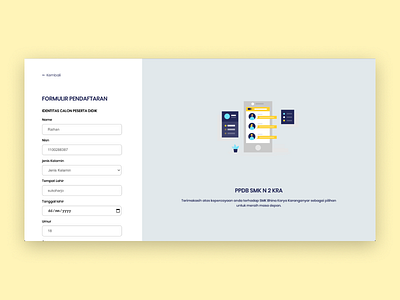 Form Register Design app design layout layoutdesign ui uiux web website