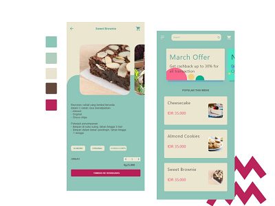 Food E-commerce app design ecommerce ui