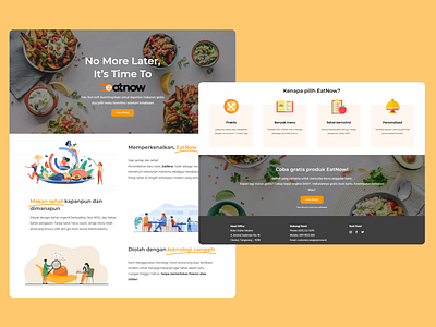 EatNow - Soft Launching Landing Page