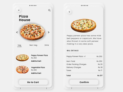 Pizza Delivery
UI design..