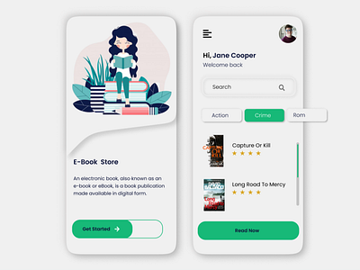 E-book Mobile design