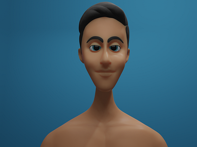 Stylized Hot Male Character 3d 3d art 3dcharacter 3dsculpting blender3d characterdesign charactermodeling charactersculpt