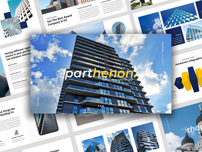 Parthenon - Architecture Presentation Template agency architect architectural architecture branding business creative design powerpoint design presentation presentation design studio