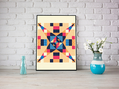 geometric art for interior decoration abstract abstract art agrib business design geometric geometric artwork geometric design illustration illustrator interior interiordesign office office branding pattern poster print shapes vector work space