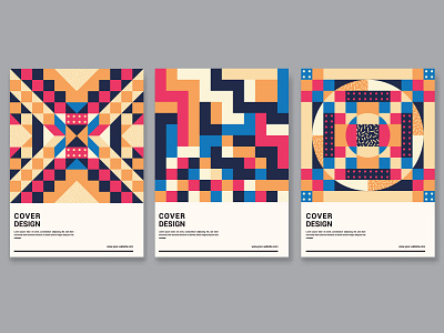 Geometric cover design collection