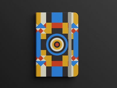 Note Book Design -01 abstract book bookcover creative design editorial design geometric geometry illustration modern notebook pattern poster print shapes