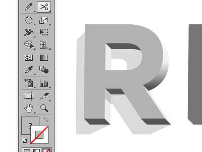 Realists 3d logo logotype retro typography