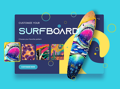 Customize Product/033 033 custom customize customize product dailyui dailyuichallenge surf surfart surfboard surfing uidesign