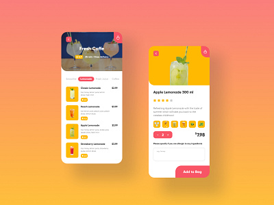Food/Drink Menu/043 043 daily daily 100 challenge dailyuichallenge design drink food food and drink food app menu ui uxui