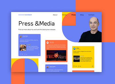 Press Page/051 051 bernard werber daily 100 challenge dailyuichallenge design patterns press press page press release ui design uidesign