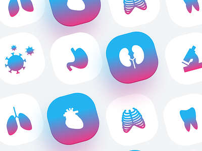 Icon set/055 daily 100 challenge dailyui dailyuichallenge health icon icons iconset medical app medical icons uidesign