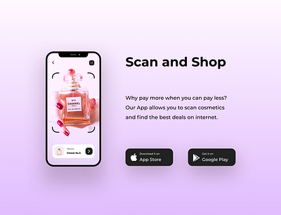 Download App/074 074 74 appstore cosmetics dailyui 074 download download app google play store scan scanning