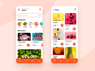 Categories/099 099 99 categories category daily 100 challenge dailyui dailyui 099 dailyuichallenge designoftheday food app grocery app shopping app