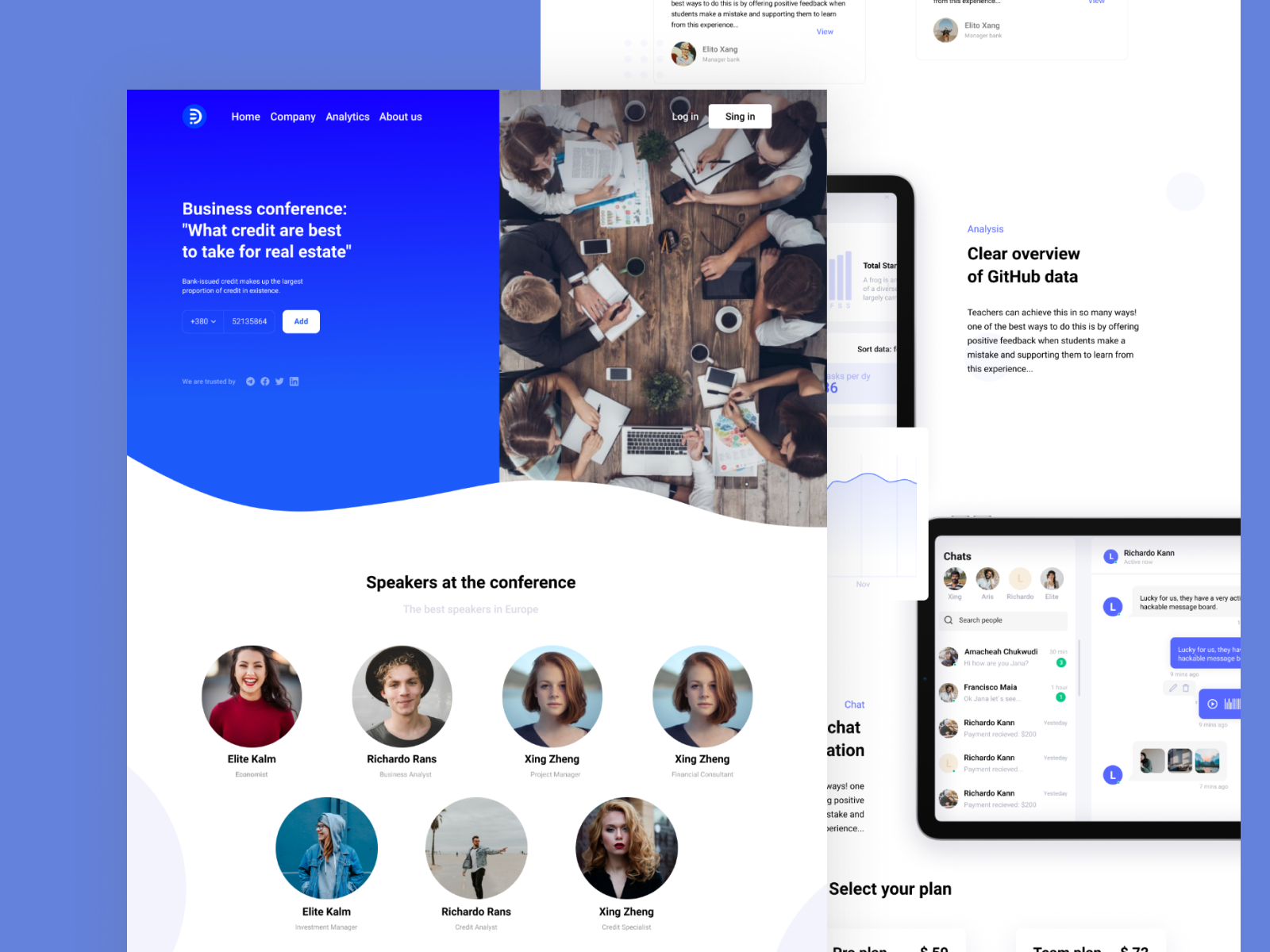 landing page by Dmitry Naymov on Dribbble