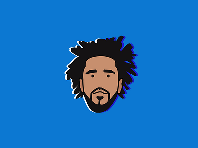 J Cole Icon 4 your eyez only cole world forest hills hip hop heads icon j cole minimal rapper series
