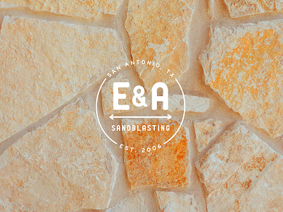 E&A Sandblasting Logo / Rebranding