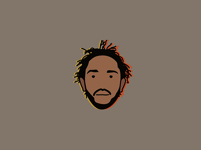 Kendrick Lamar Icon good kid maaad city hip hop heads hiphop icon kendrick kendrick lamar logo minmal rapper series to pimp a butterfly