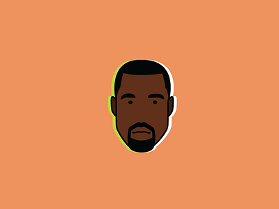 Kanye West Icon hip hop heads hiphop icon kanye kanye west life of pablo logo minimal rap rapper series yeezy