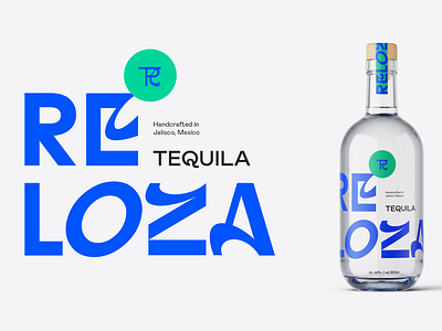 Reloza Tequila alcohol goopanic label design logo logo design logotype reloza tequila typography
