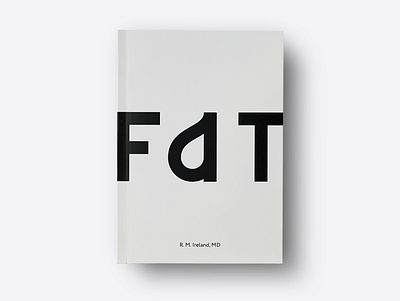 FAT black and white book book cover cover cover design goopanic minimalistic smart