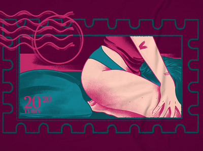 DoppioNove SendNudes #3 adobe adobe fresco digital digital art illo illustration illustration art illustration design illustration digital ipad pro nude nudes postage prints softporn texture