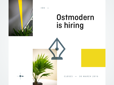 UI Designer wanted - Ostmodern designer job london product shoreditch ui vod