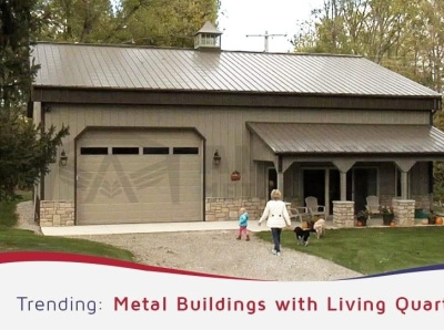 Metal Buildings with Living Quarters by Kevin Brown on Dribbble