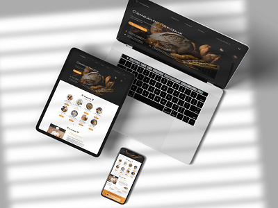 Family Bakery | Landing page bakery design landing landing page ui ux