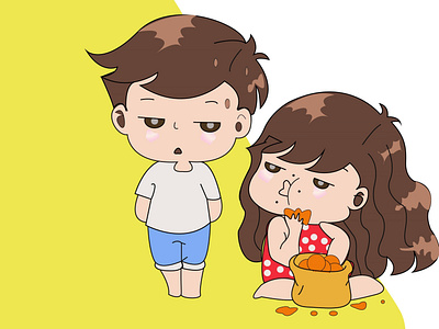 What's app sticker illustration