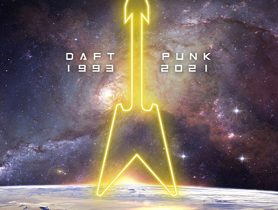 Artwork - Daft Punk Tribute arts artwork cover creation design designer france illustration music paris vector