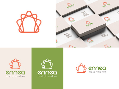 CLIENT WORK - Ennea Matchmaker brand identity branding branding agency branding design design logo logodesign logotype visual identity