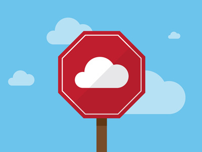 OBJECTIONS TO CLOUD drawing illustration vector