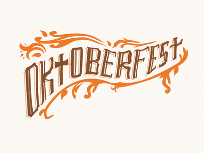 Oktoberfest design logo typography