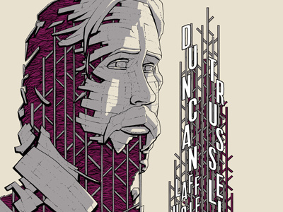 Duncan Trussell Poster comedy illustration poster typography