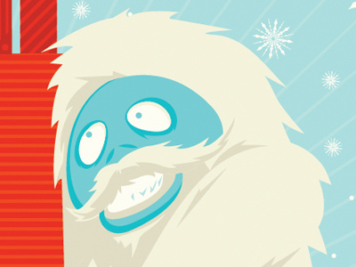 Abominable design illustration wip