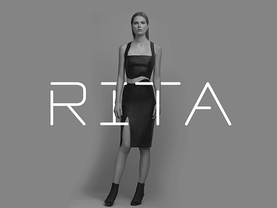 rita logotype branding design logo