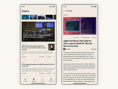News App app auto design latest mobile news politics ui ui design ux design