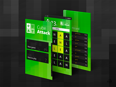 Cube Attack game mobile windows phone