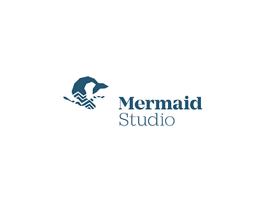 Mermaid Studio - logo logo mermaid