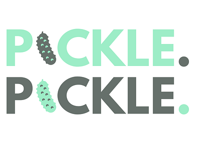 Pickle Logo design logo vector