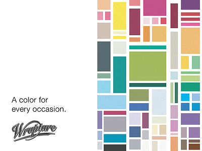 A Color For Every Occasion color concept graphic layout texture