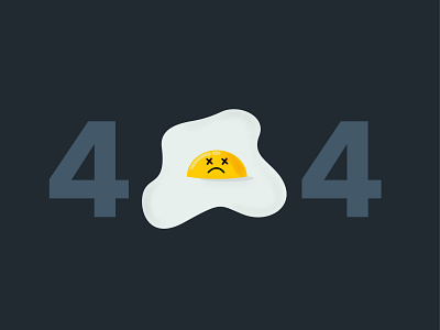404 egg page 404 404 error 404 error page 404 page 404page art characterdesign design flat illustration illustrator minimal ui ux vector