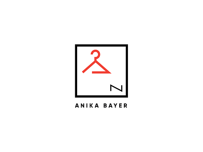 Logo bayer brand clothes design flat identity branding logo minimal red shoping vector