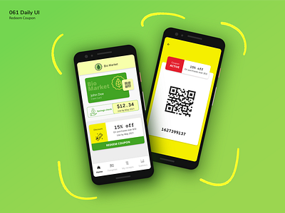 061 daily UI Redeem Coupon adobe illustrator adobe xd app design daily 061 daily ui daily ui challenge design o61 redeem coupon