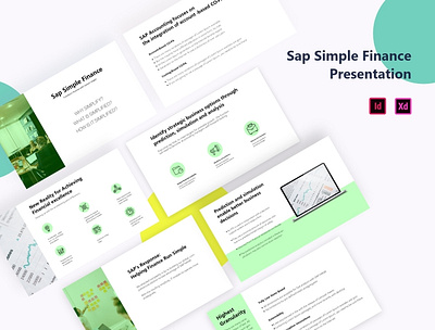 Sap Simple Finance Presentation branding design presentation slide slides slideshow template